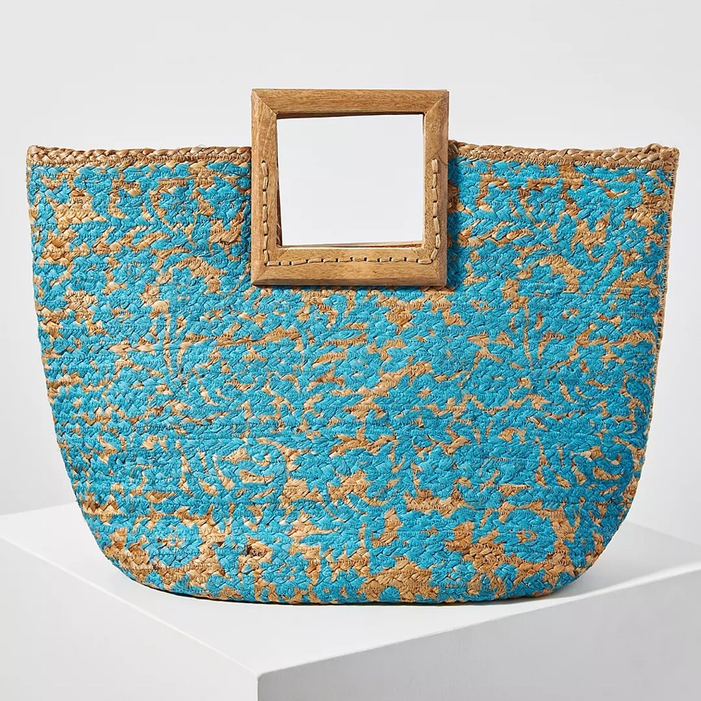 NWT ANTIK KRAFT 100% Jute Tote Bag